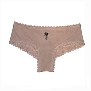 🆕🆕Victoria’s Secret Cotton Lace-Waist Cheeky Panty - Small - NEW